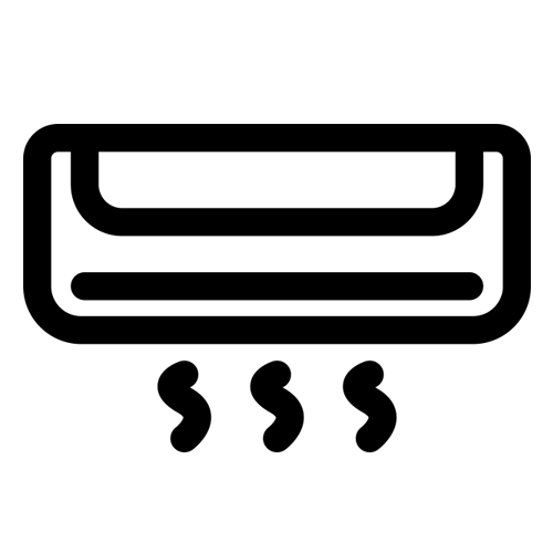 a/c unit icon silhouette