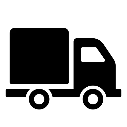 delivery truck icon silhouette