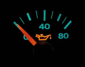 oil pressure gauge for a car