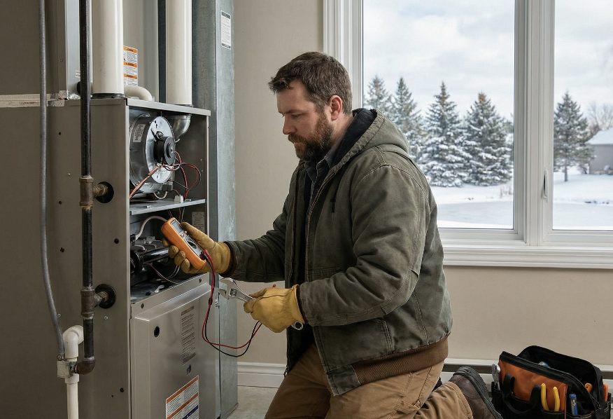 hvac technician seasonal maintenance